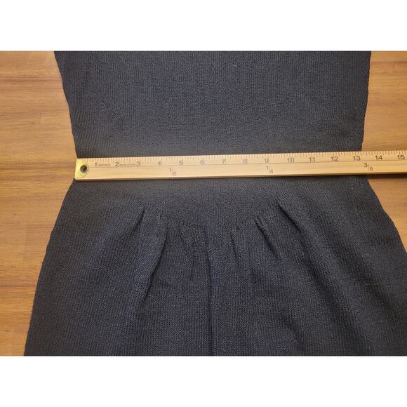 VTG Don Sayres Santana Knit Dress Size 4P (Wool‑Blend, Rhinestone Details) USA - Picture 12 of 14